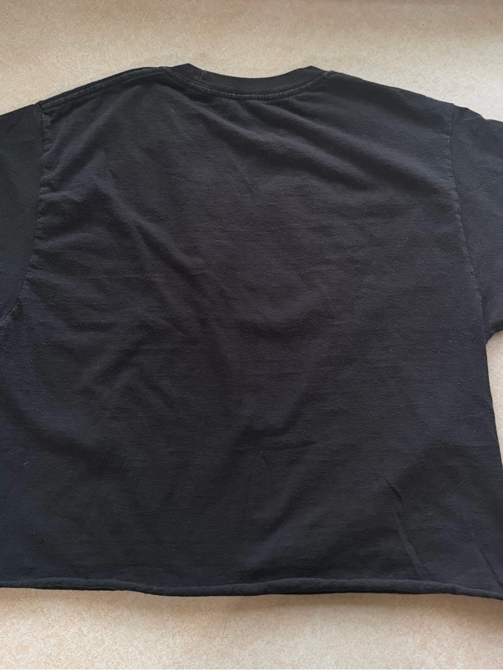 Poetic Justice Tupac Shakur Pop Art Cropped Graphic Tee Black Small 90’s Vibes - Picture 2 of 9